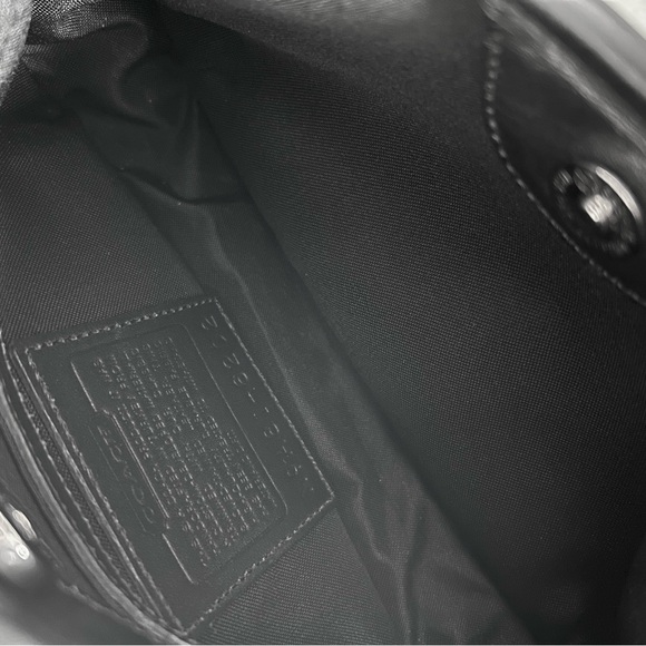 Vintage 90s Coach Black Neoprene Mini Ergo Bag - Picture 8 of 8